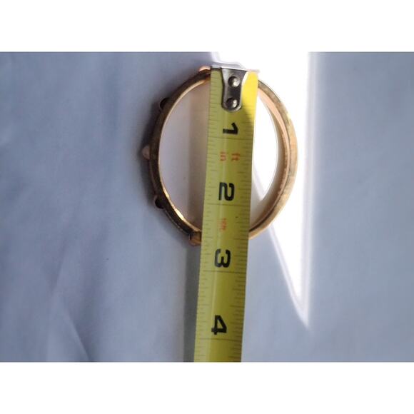 Michael Kors Bangle Pink Gold Stud Crystal Bracelet - Picture 6 of 8